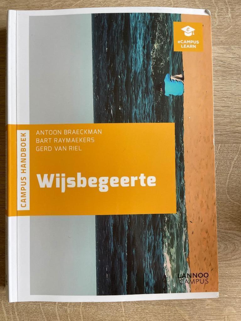 Wijsbegeerte, campus handboek, Livres, Philosophie, Enlèvement ou Envoi, Général, Utilisé, Lannoo