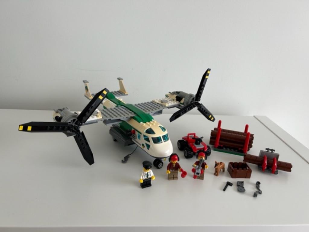 LEGO CITY 60021 HEFSCHROEF VRACHTVLIEGTUIG, Ophalen of Verzenden, Gebruikt, Complete set, Lego