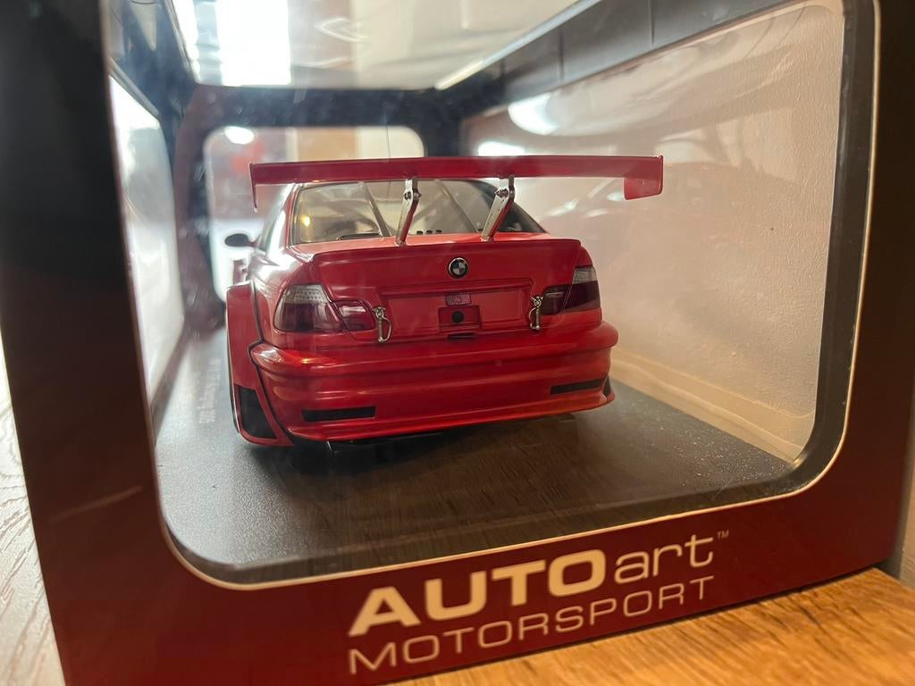 1:18 autoart bmw m3 gtr nurnburgring plain body ltd, Ophalen of Verzenden, Nieuw, Autoart