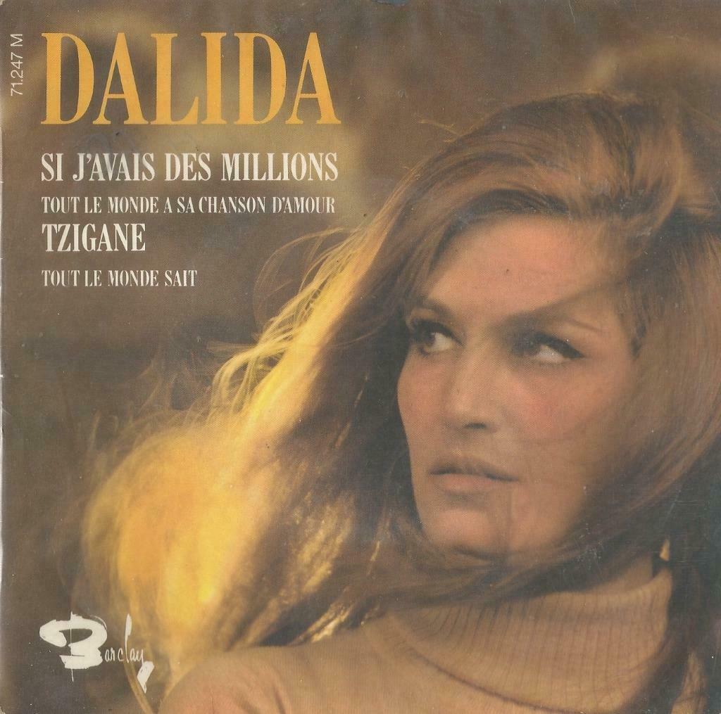 Dalida – Tzigane / Si j’avais des millions + 2 - Single - EP, Enlèvement ou Envoi, Utilisé, Pop, 7 pouces