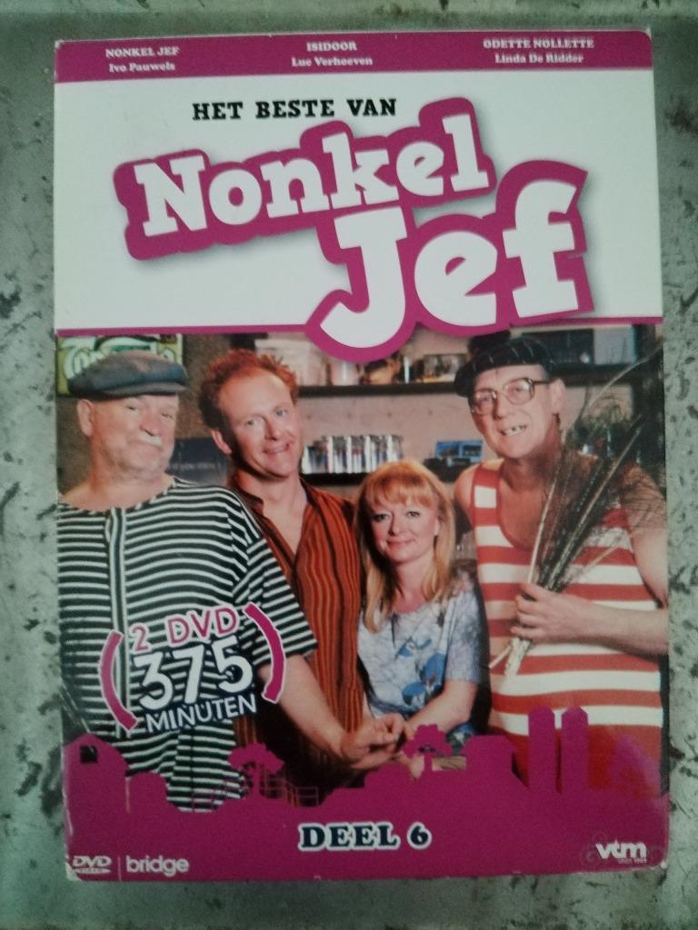 Het beste van Nonkel Jef deel 6 en 7, Cd's en Dvd's, Dvd's | Tv en Series, Zo goed als nieuw, Komedie, Boxset, Alle leeftijden