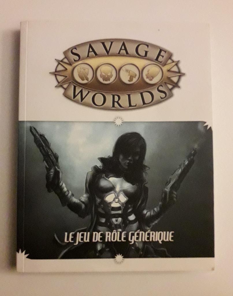 jdr SAVAGE WORLDS le jeu de rôle générique - français souple, Cinq joueurs ou plus, Enlèvement ou Envoi, Utilisé, Black Book Editions