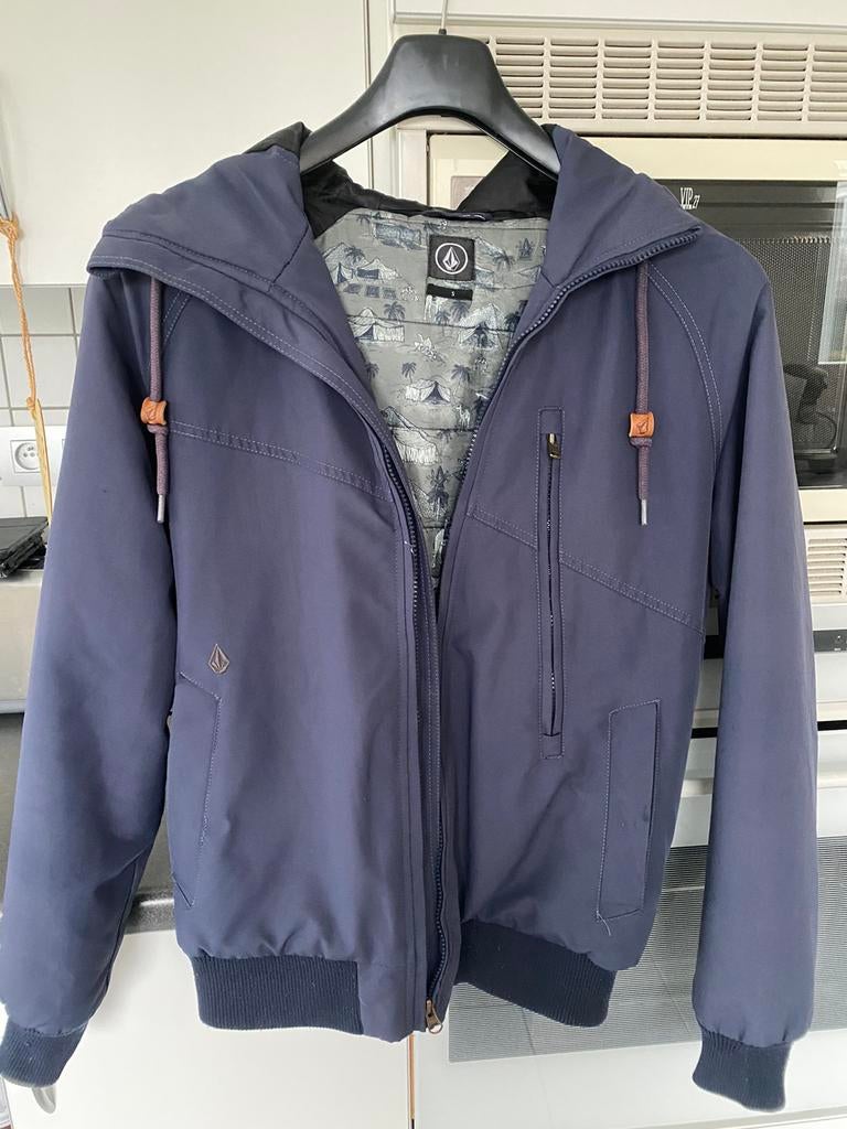 Blauwe jas met kap van Volcom, Kleding | Heren, Blauw, Ophalen of Verzenden, Volcom, Gedragen