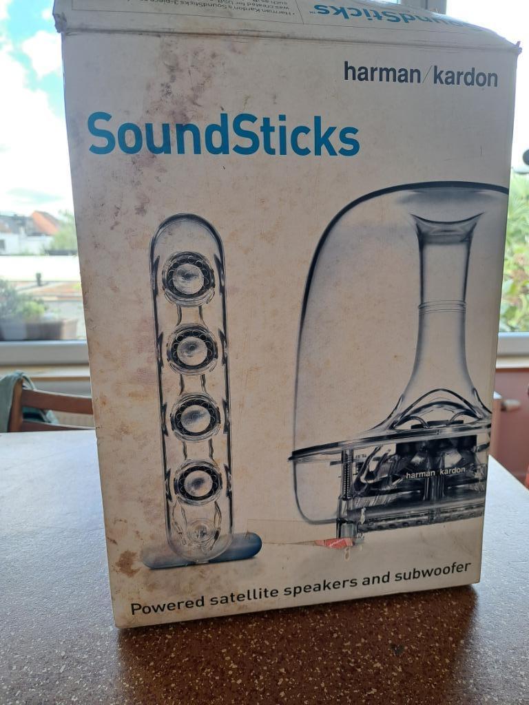 Harman Kardon sound sticks + woofer, Ophalen, Gebruikt, Overige typen, Harman/Kardon