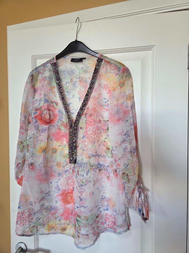 Leuke Boho Ibiza tuniek blouse Elvira maat 38, Kleding | Dames, Maat 38/40 (M), Overige kleuren, Elvira Casuals, Ophalen of Verzenden