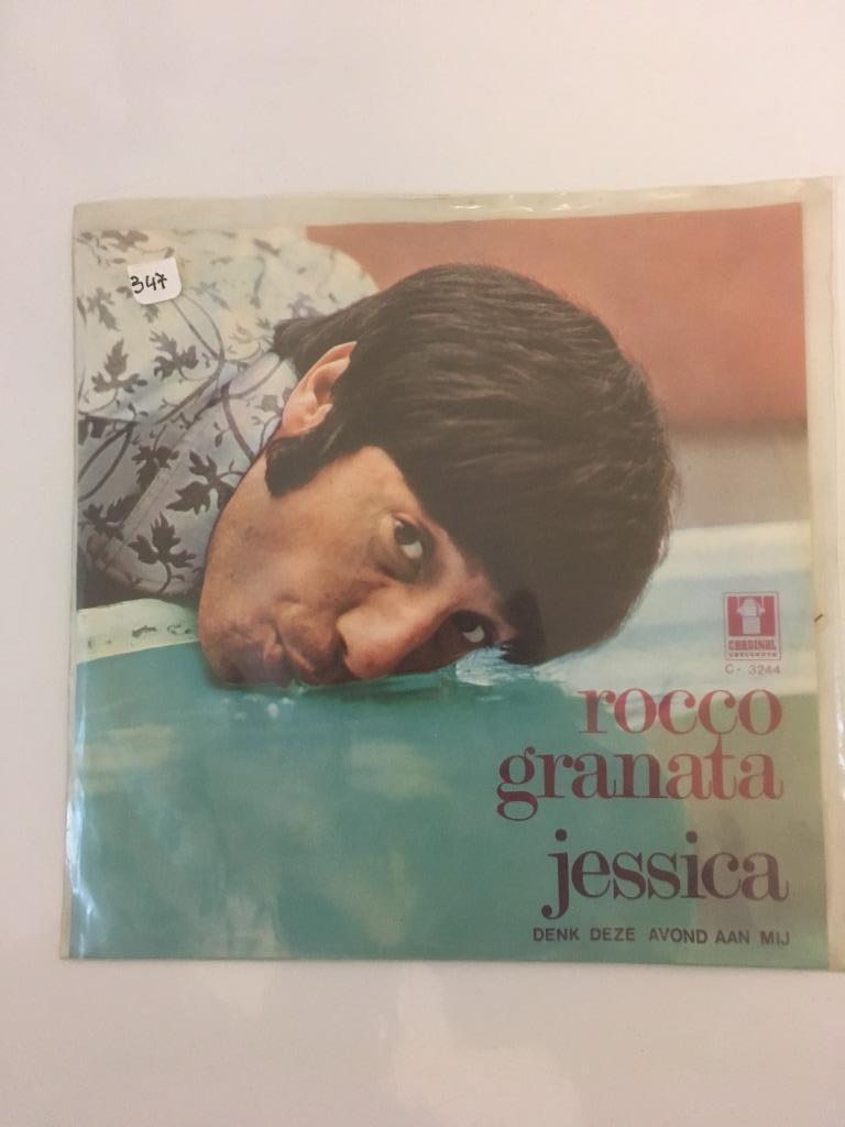Single 45" Rocco Granata « Jessica » (en très bon état), Enlèvement ou Envoi, Utilisé, 10 pouces, Musique régionale