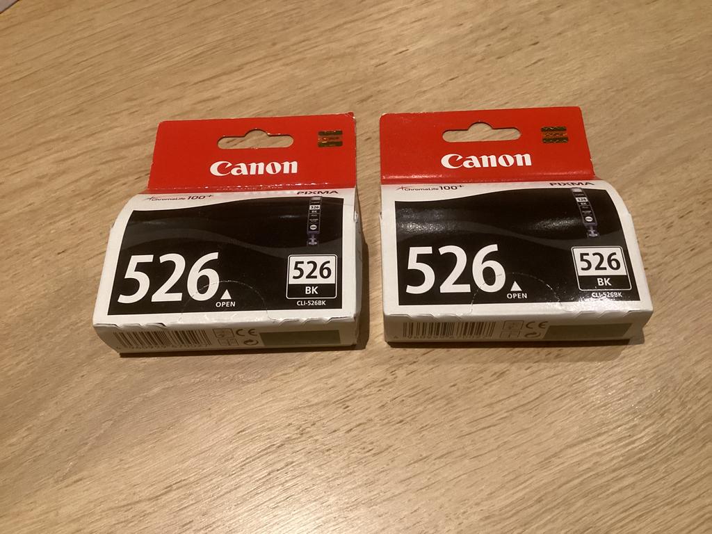 2 x Canon inktpatroon zwart. Nieuw, Ophalen of Verzenden, Nieuw, Cartridge