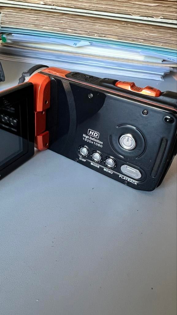 Caméscope HD SilverCrest avec sac de transport, TV, Hi-fi & Vidéo, Carte mémoire, Enlèvement ou Envoi, Caméra, Comme neuf