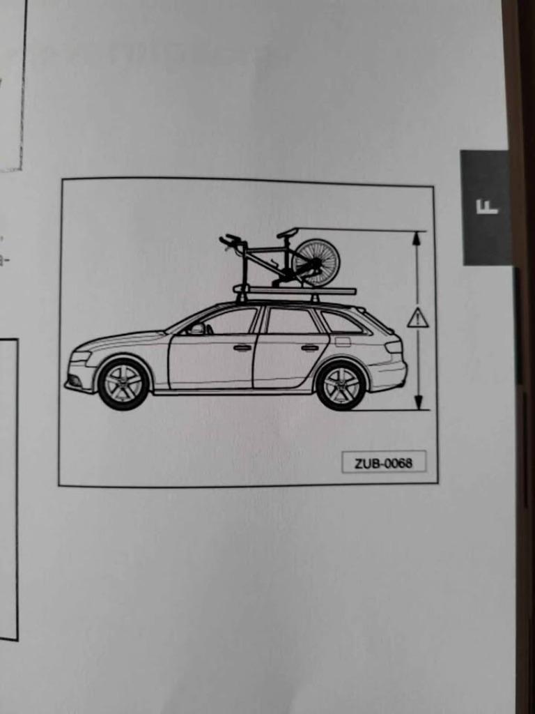 Barre de toit + support velo Audi A5, Enlèvement, Utilisé
