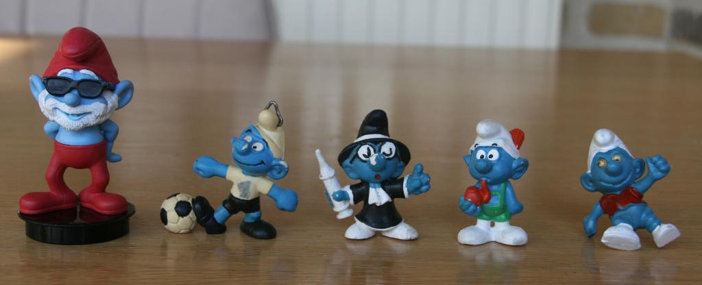smurfen figuurtjes, Ophalen, Gebruikt, Poppetje, Figuurtje of Knuffel