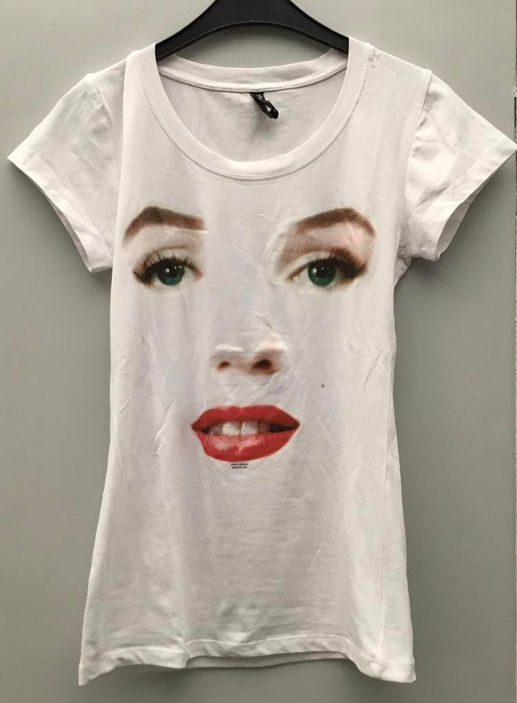 T-shirt Marilyn Monroe, Wit, Sweet Girls, Nieuw, Ophalen of Verzenden