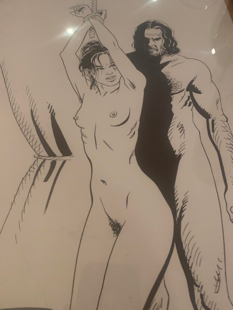 Erotische gravure, Ophalen of Verzenden