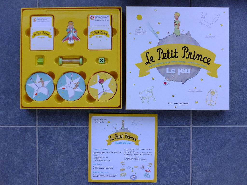 Le Petit Prince, jeu d'ambiance pour enfants, PlayBac, Trois ou quatre joueurs, Enlèvement ou Envoi, PLAYBAC