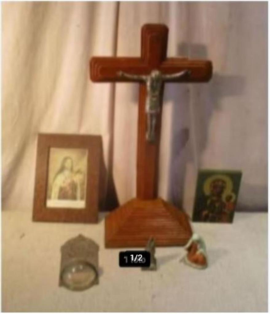 6 beaux objets religieux anciens, Enlèvement ou Envoi