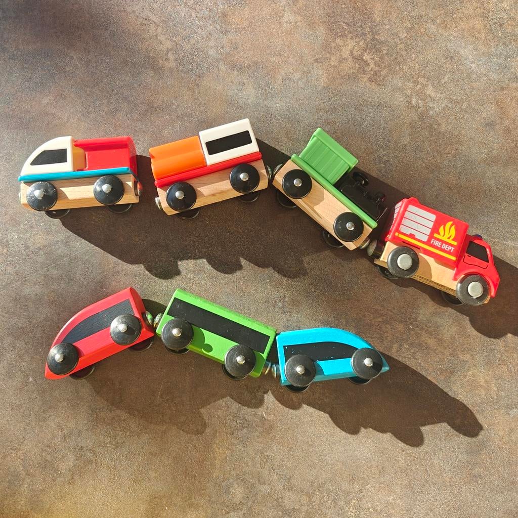 train en bois avec circuit, Enlèvement, Neuf