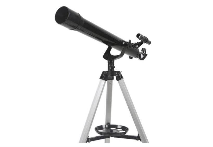 Télescope réfracteur 525x avec trépied, Enlèvement ou Envoi, Utilisé, 200 mm ou plus, Avec trépied