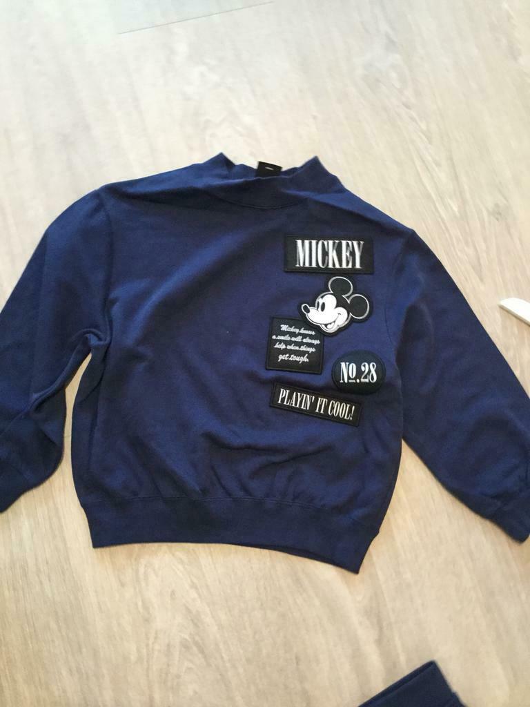 Leuk Sweater setje, Mickey, Disney, sweater en rokje, blauw, Ophalen, Nieuw, Blauw