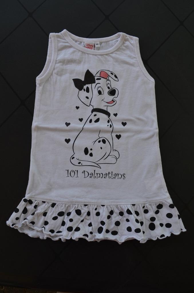 Disney baby jurkje 101 dalmatians wit maat 80, Kinderen en Baby's, Babykleding | Maat 80, Zeeman, Meisje, Jurkje of Rokje, Ophalen of Verzenden