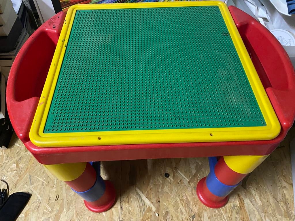 Lego tafeltje, Ophalen, Gebruikt