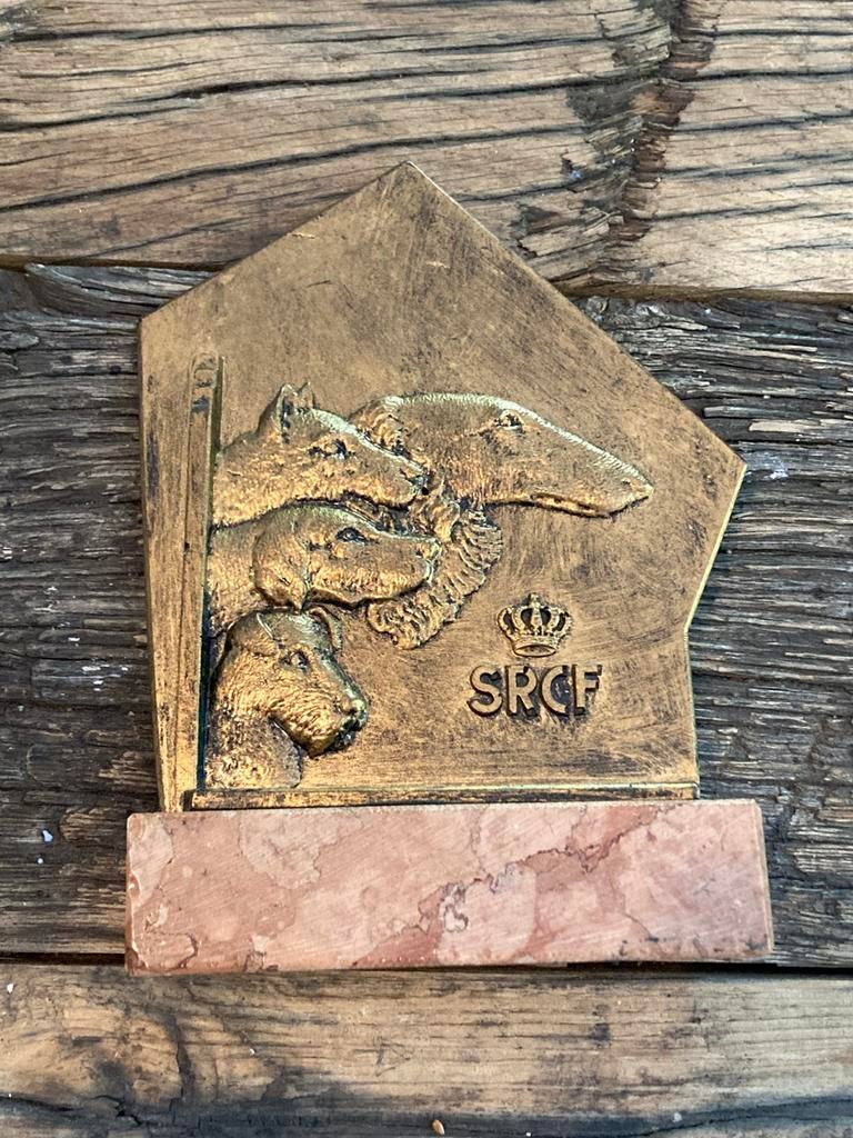 Mooie Trofee honden SRCF Société Royal Canine des Flandres, Verzamelen, Ophalen of Verzenden