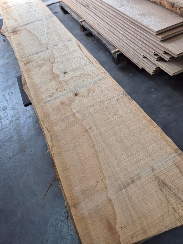 Frans eiken schaaldelen boomstamplanken boolplanken eik, Tuin en Terras, Palen, Balken en Planken, Ophalen