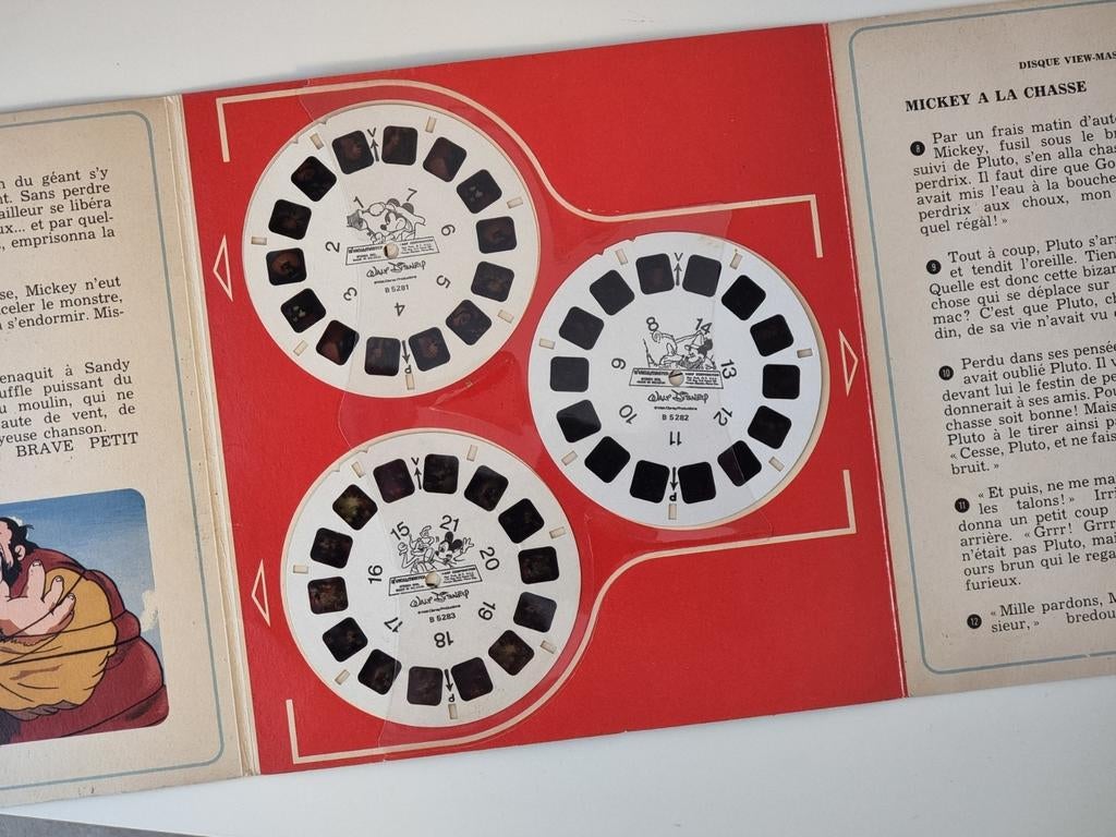 View-Master NB 528-F @ Mickey Mouse, Ophalen of Verzenden, Gebruikt