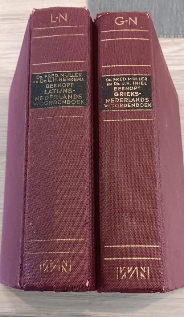 Wolters woordenboeken latijn -Nl + grieks -Nl, Livres, Dictionnaires, Enlèvement ou Envoi, Utilisé, Latin