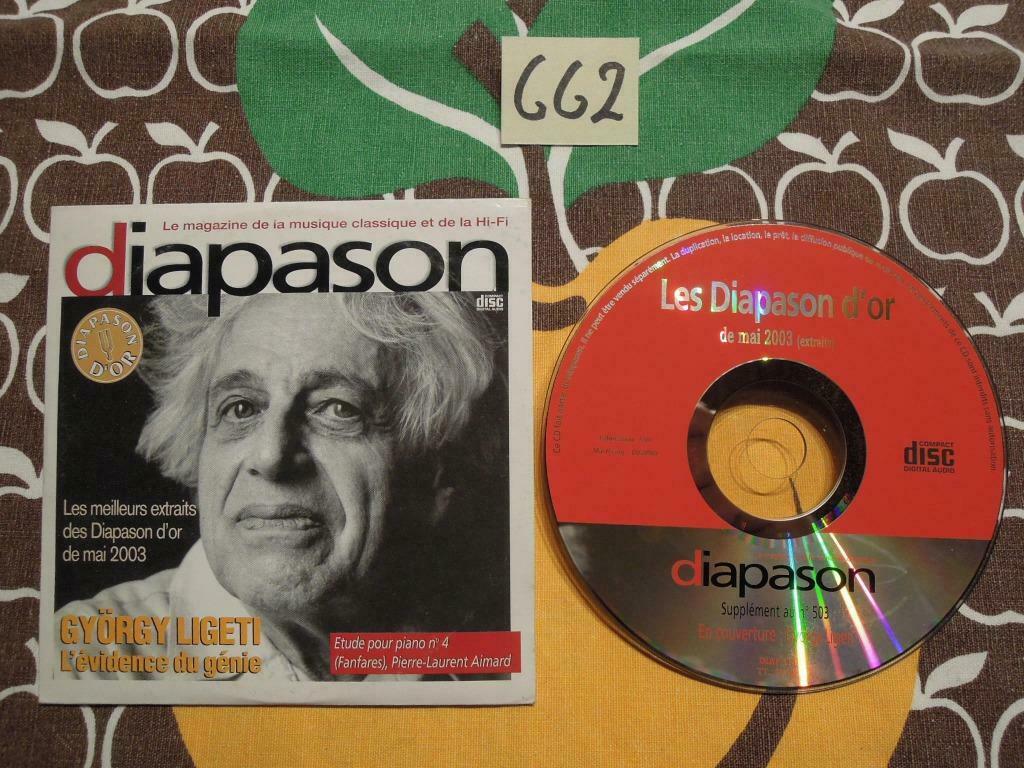 CD Les Meilleurs Extraits Des Diapason D'Or De Mai 2003, Enlèvement ou Envoi, Comme neuf