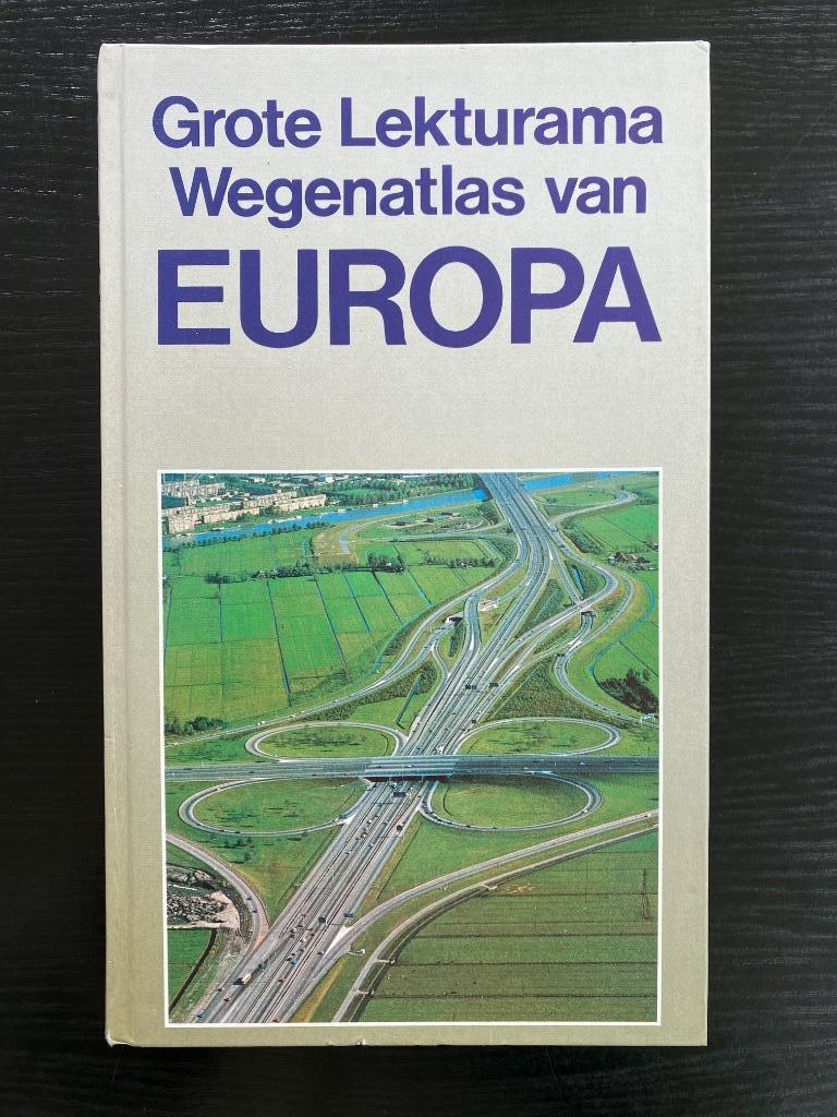 Grote Lekturama Wegenatlas van EUROPA, 2000 tot heden, Zo goed als nieuw, Lekturama, Europa Overig