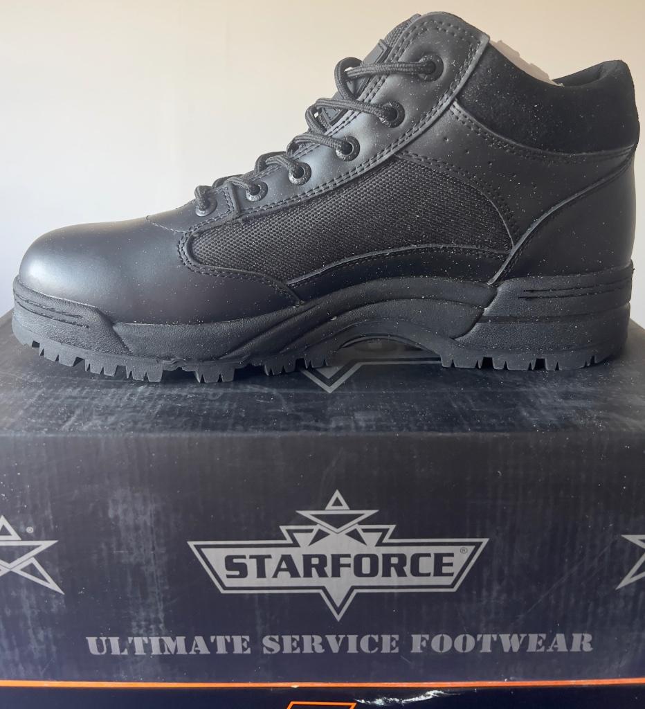 Halflage bottines STARFORCE,  Eur maat: 45, Ophalen, Zwart, Lage of Enkellaarzen, Nieuw