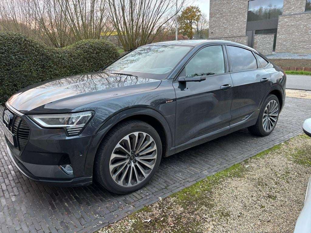 Audi e-tron 55 Sportback 2020 (model 2021) - Full option, Auto's, Audi, Automaat, Zwart, Overige kleuren, Elektrisch