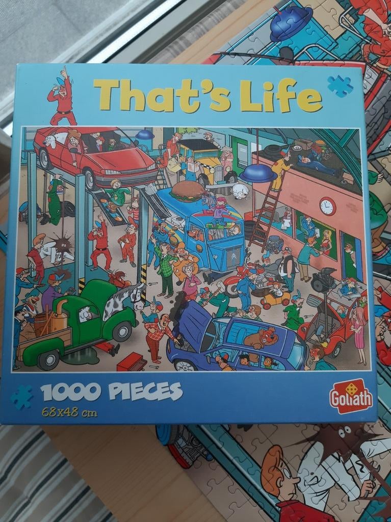 Puzzel garage, Ophalen of Verzenden, Zo goed als nieuw