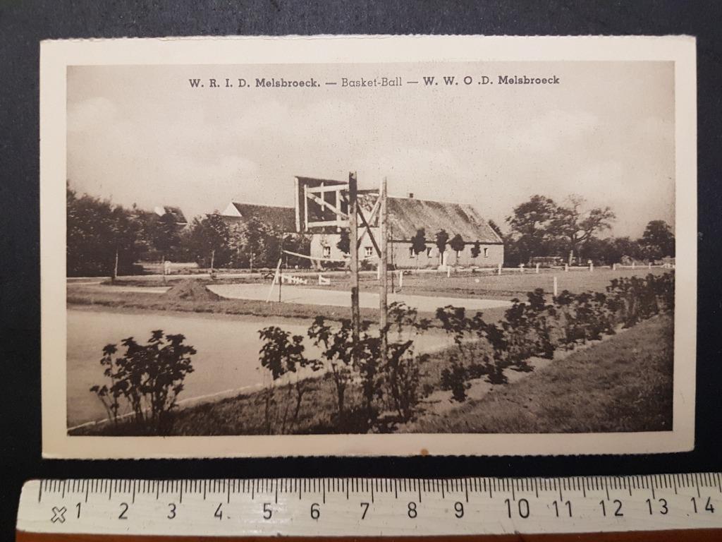 Postkaart Melsbroeck Melsbroek Basket Ball Basketbal WRID, Verzamelen, Ophalen of Verzenden, 1920 tot 1940, Ongelopen, Vlaams-Brabant