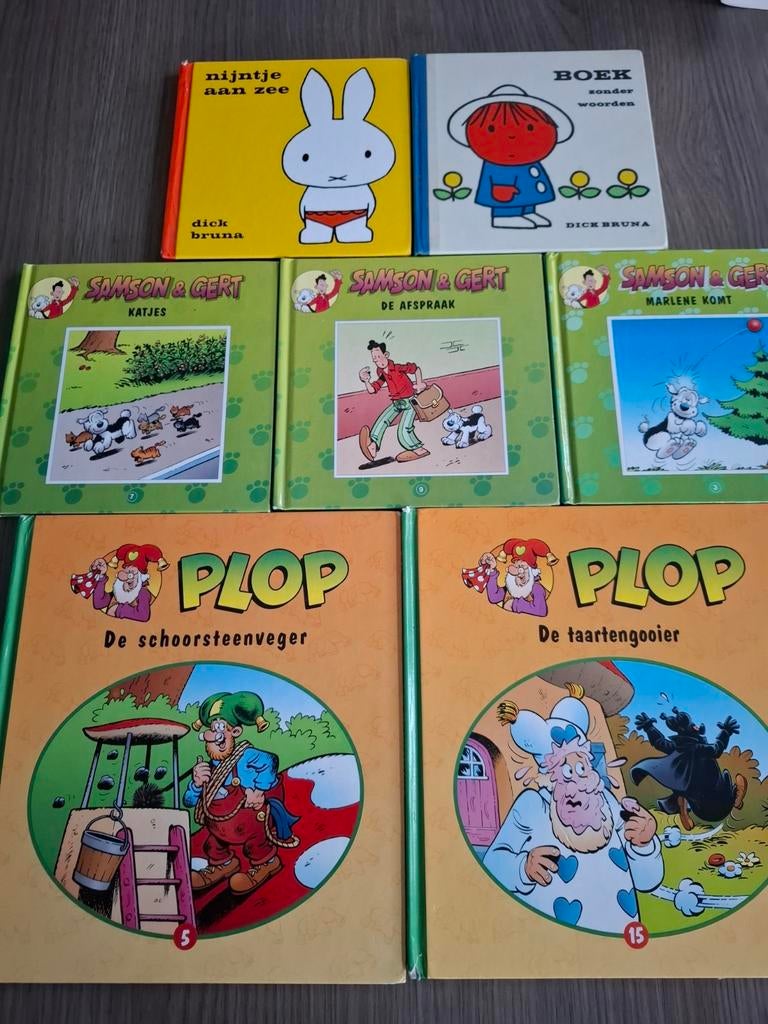 7 voorleesboekjes Samson, Nijntje Plop alles 15€, Ophalen of Verzenden, Zo goed als nieuw, D. Verbiest; G. Verhulst; H. Bourlon