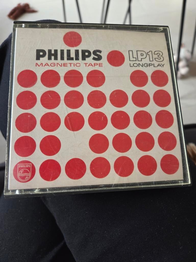 Philips magnetig tape lp 13, Enlèvement