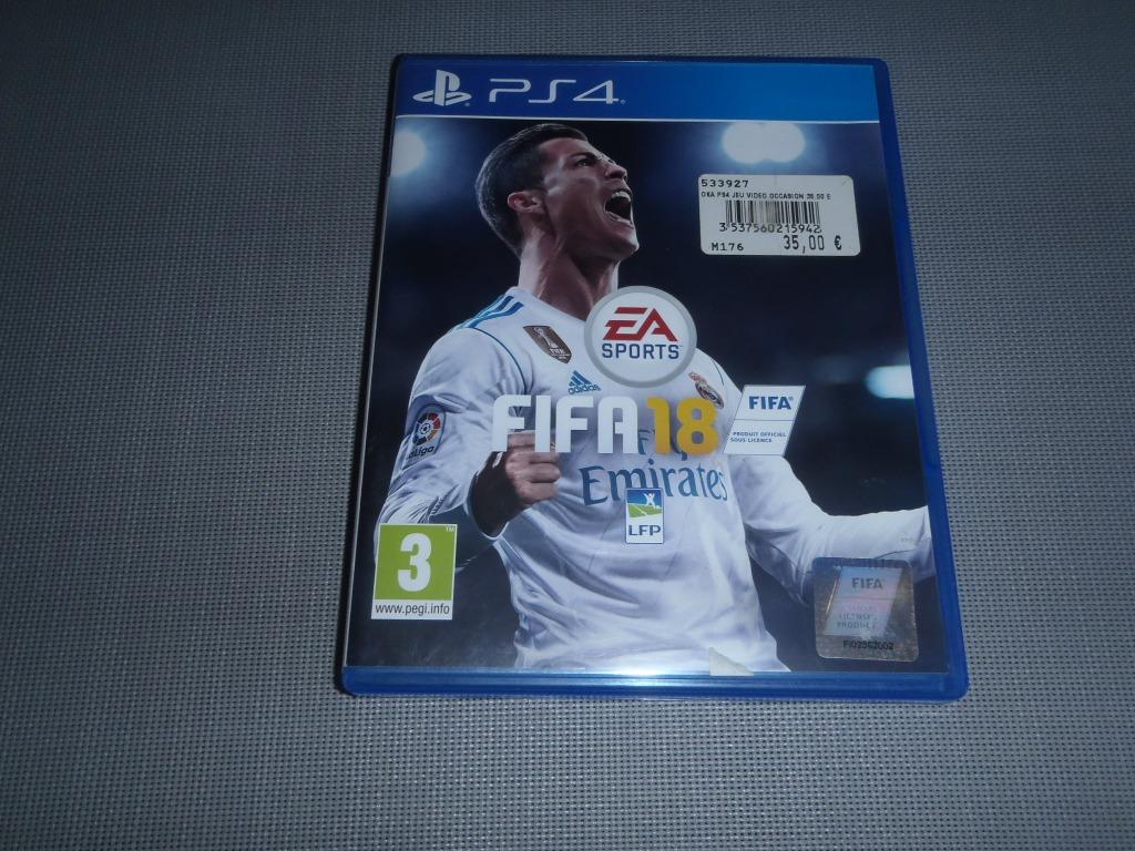 Jeu PS4 FIFA 18, Ophalen, Zo goed als nieuw