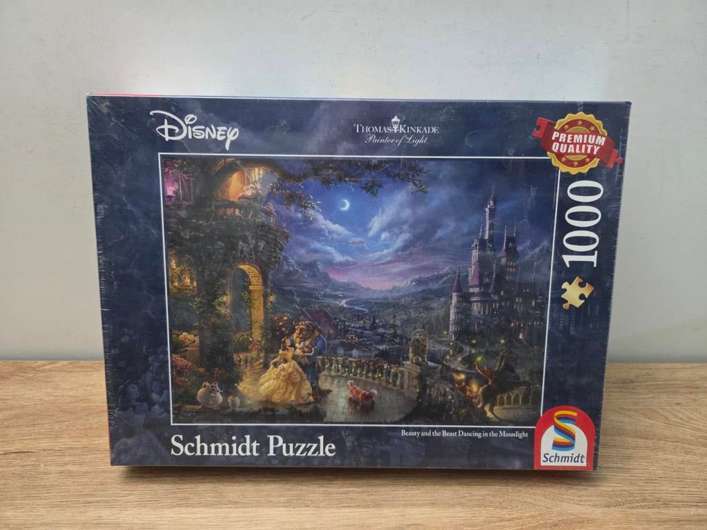 Puzzle La Belle et La Bête Thomas Kinkade 1000 pièces (nouve, Enlèvement ou Envoi, Neuf