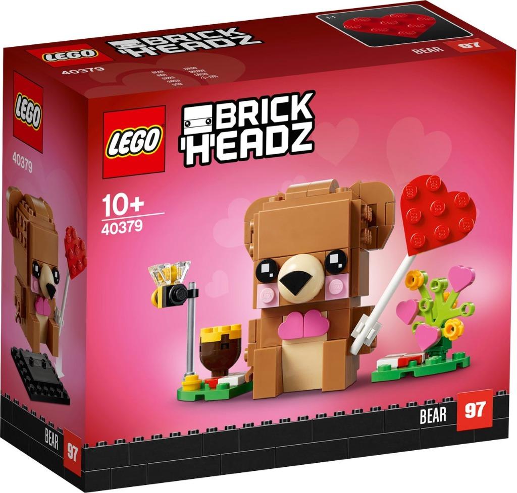 Lego 40379 Brickheadz L’ours de la St-Valentin, Enlèvement ou Envoi, Neuf, Ensemble complet, Lego