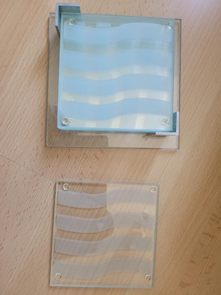 Onderzetters glas, Huis en Inrichting, Ophalen of Verzenden, Nieuw, Glas of Kopje