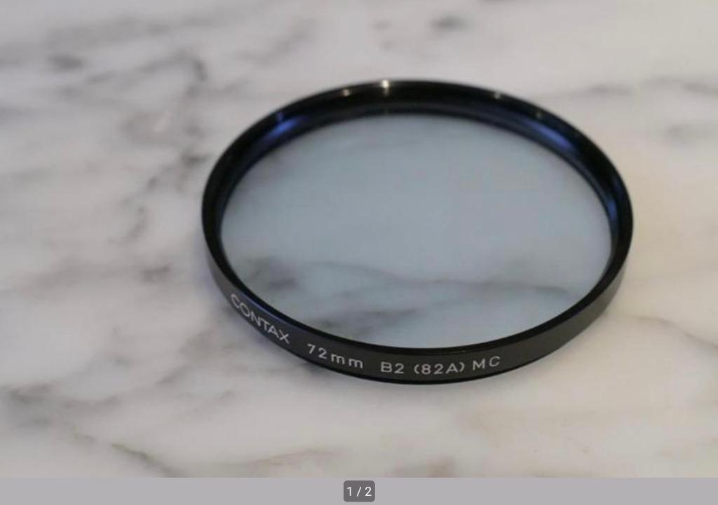 Filtre Contax B2 (82A) MC 72mm avec étui, Autres marques, Enlèvement ou Envoi, Comme neuf, 70 à 80 mm