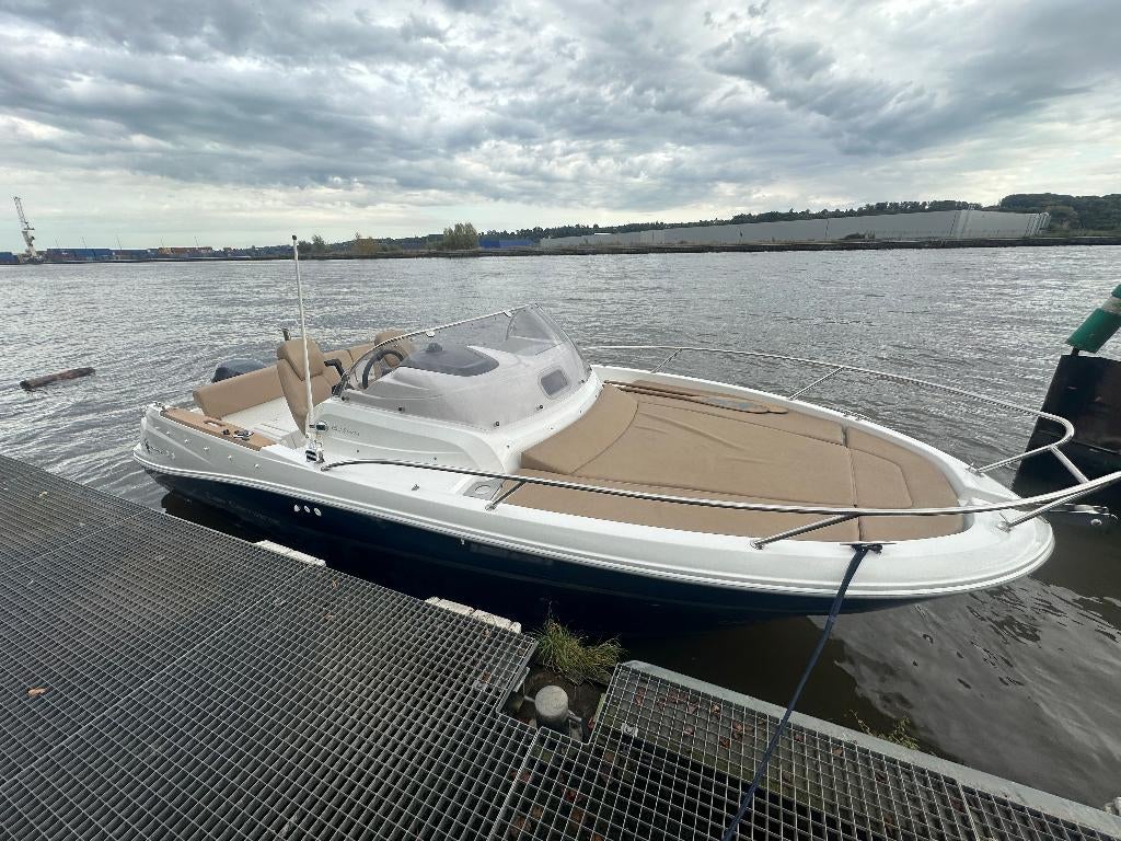 jacht, Watersport en Boten, Motorboten en Motorjachten, Ophalen, 50 pk of meer, Zo goed als nieuw, 6 tot 9 meter