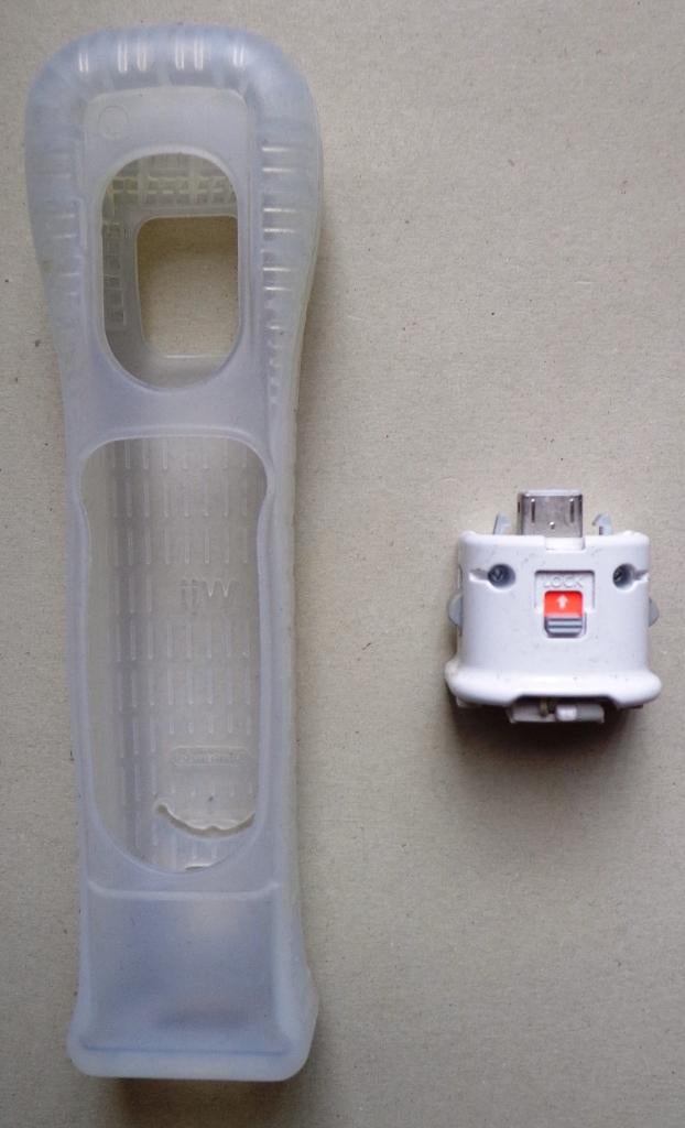 Originele Motion Plus Adapter Wit +verlengd siliconen hoesje, Ophalen of Verzenden, Zo goed als nieuw
