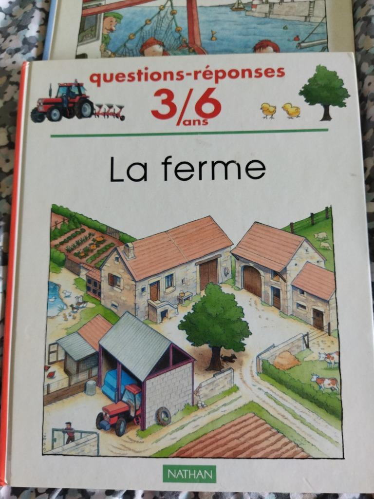 questions-réponses 3/6 ans la ferme ou les bords de mer, Garçon ou Fille, Comme neuf, Enlèvement, Nathan