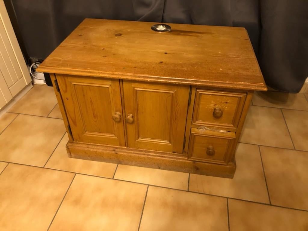 Petit meuble, 2 portes & 2 tiroirs, 25 à 50 cm, Moins de 100 cm, Enlèvement, Utilisé