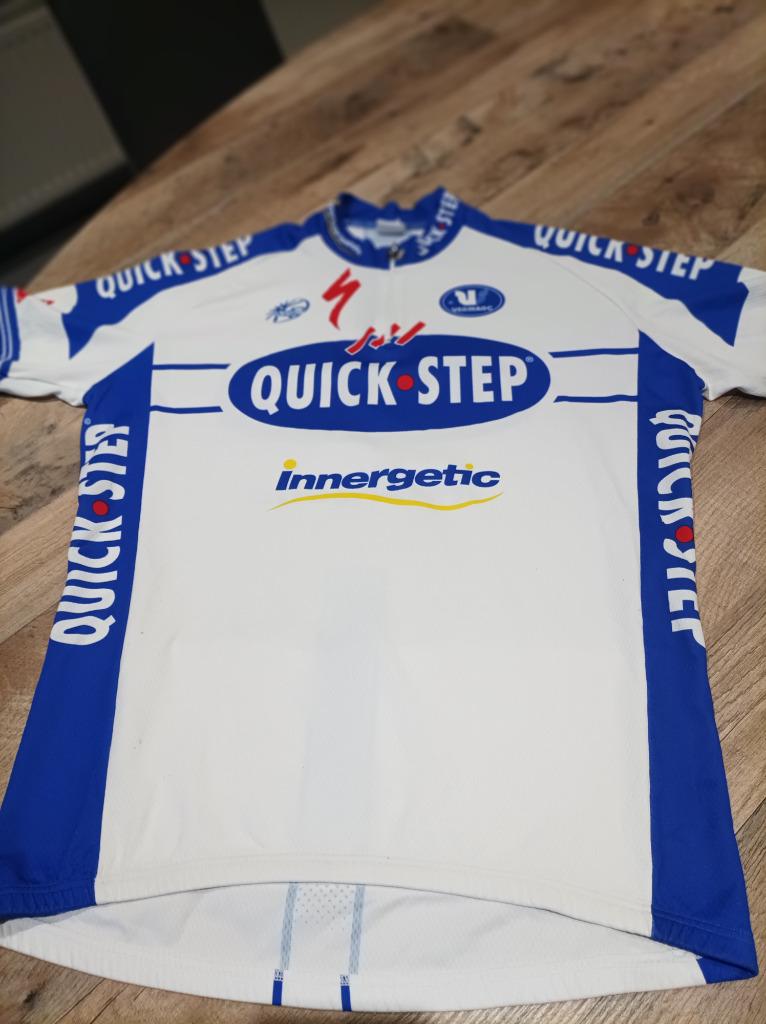 Wielertrui Quickstep vintage 2008, Fietsen en Brommers, Ophalen, Gebruikt, Vermarc, Bovenkleding