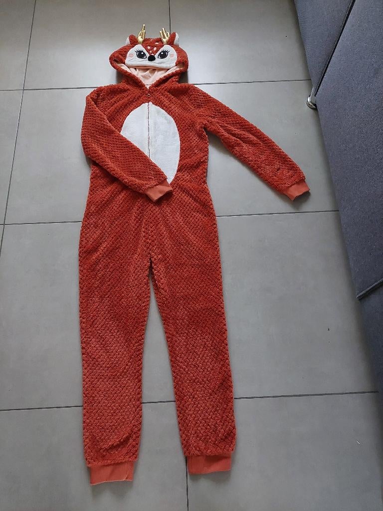 Onesie Fish and chips maat 164, Ophalen of Verzenden, Zo goed als nieuw, 158 t/m 164, Jongen of Meisje