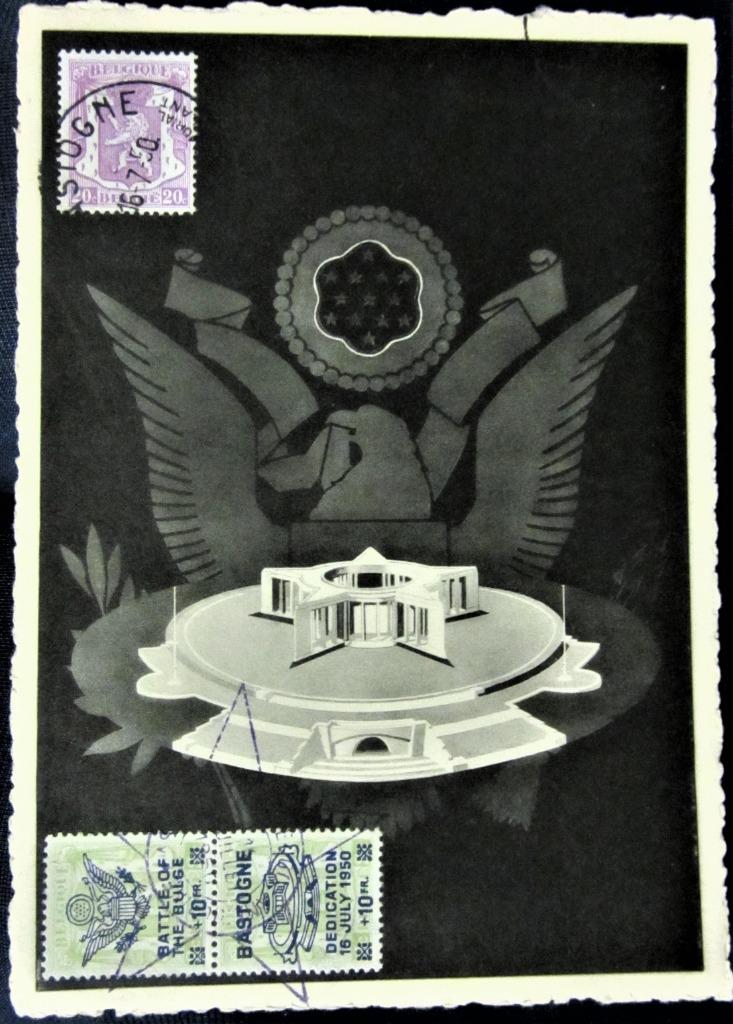 KAART- AMERIKAANS MARDARSON MONUMENT, BASTOGNE, Enlèvement ou Envoi, Affranchi, Autres thèmes