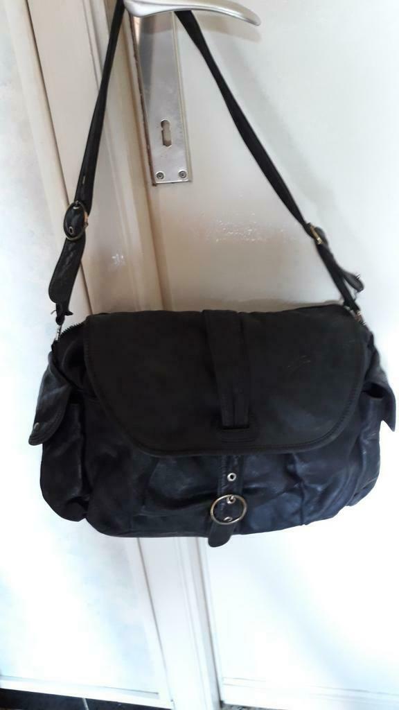 Sac Vanessa Bruno noir, Envoi, Utilisé, Noir, Cuir