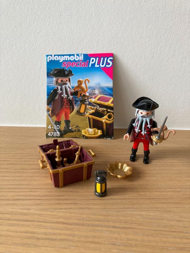 Playmobil Piraat met schatkist, set 4783, Enlèvement, Comme neuf, Ensemble complet