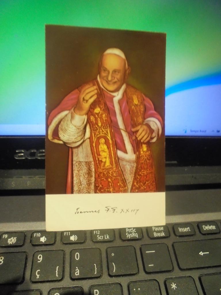 paus Johannes Paulus prentje, Verzamelen, Religie, Ophalen of Verzenden, Zo goed als nieuw, Kaart of Prent, Christendom | Katholiek